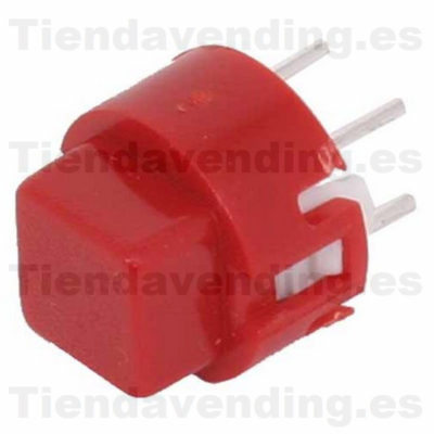 Pulsador C&K D6C-40-F1-LFS Rojo botoneras Azkoyen
