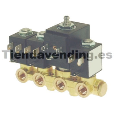 Conjunto electroválvulas 2+2+3+2 vías 230v Brio 3 Necta