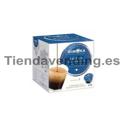 Cápsulas compatibles Dolce Gusto Soave descafeinado 16 unid