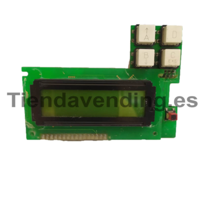 Tarjeta teclado display AN400 - AN8000 C/luz Azkoyen