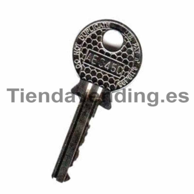 Llave Rielda AE045C plata Necta