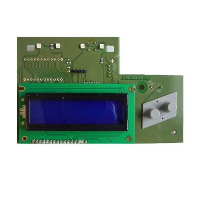 Tarjeta display Palma husillos azul de Azkoyen