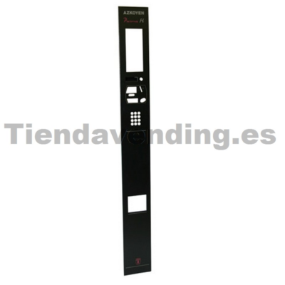 Embellecedor negro Azkoyen Palma H puerta curva