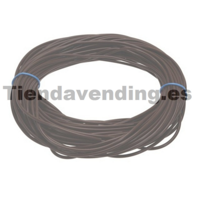 Tubo de silicona alimentaria marrón 3 x 6 mm