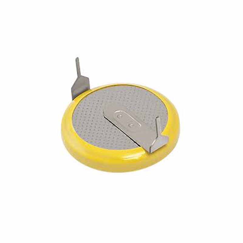 Batería CR2450 3v 600 mA/H 3 pin soldar horizontal