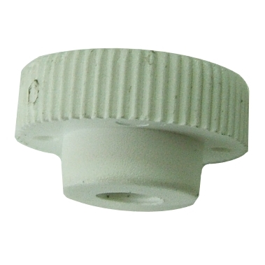 Tuerca dentada M4 plástico blanca tapa tarjeta selecciones