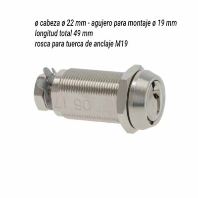 Cerradura programable rielda Mod.407 Bianchi